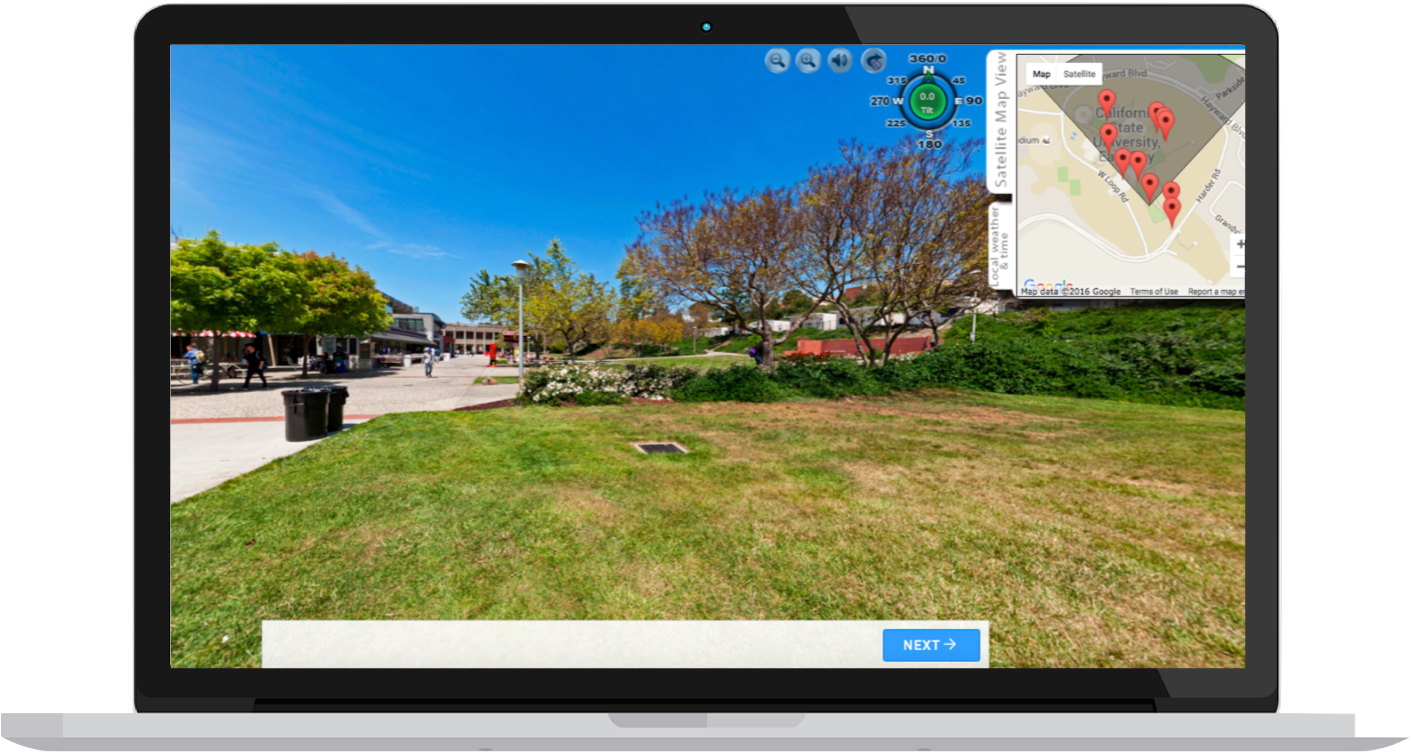 An example of CSUEB's virtual field trip experiences
