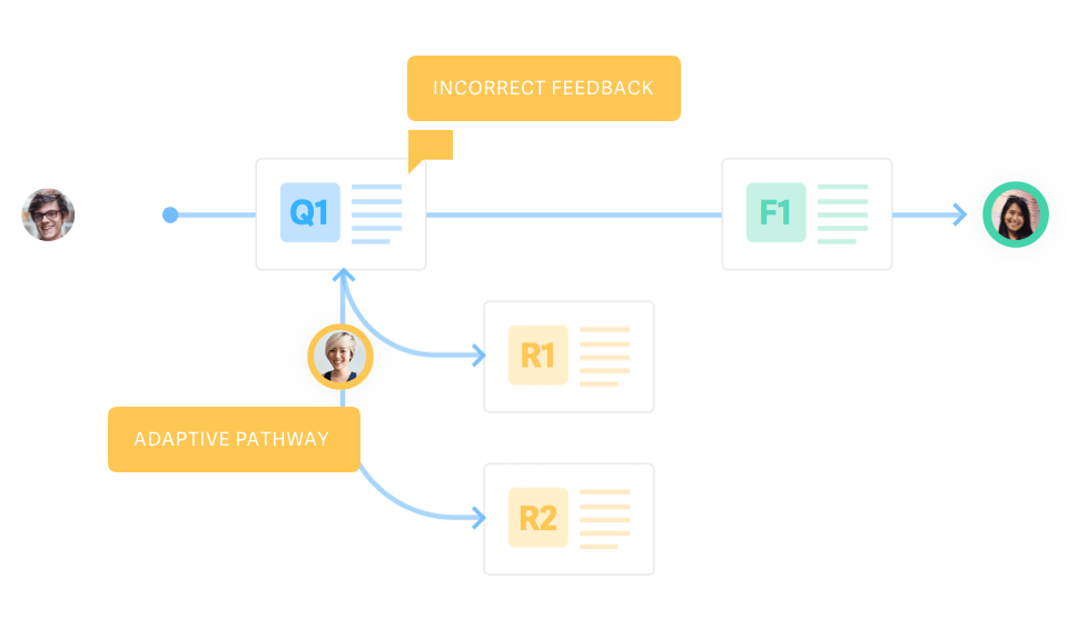 Illustration of adaptive pathways and feedback